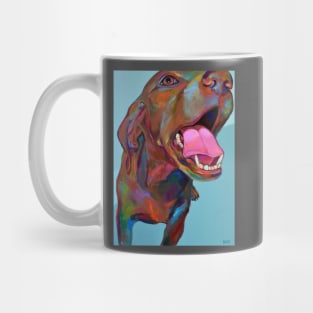 Colorful VIZSLA Painting by Robert Phelps Mug